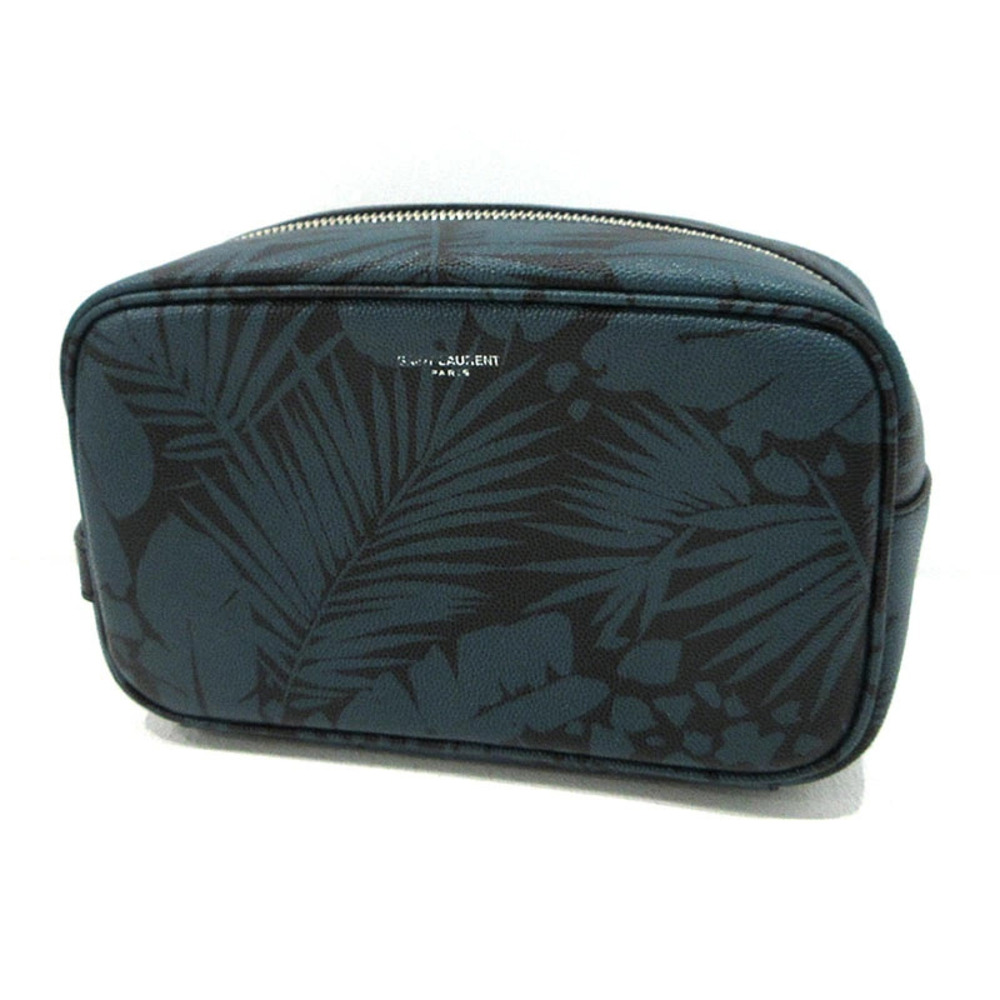 SAINT LAURENT Botanical Shoulder Bag Green